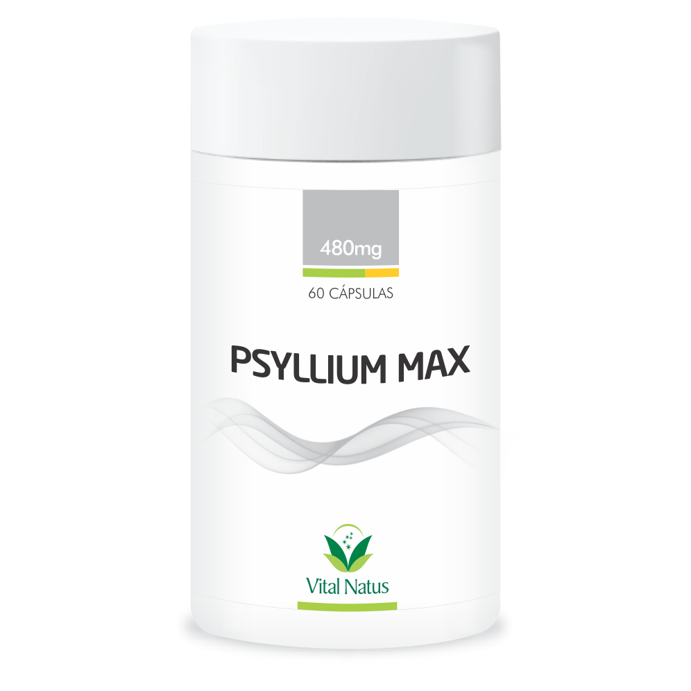 PSYLLIUM MAX 480mg  C/ 60  CAPSULAS
